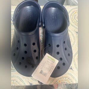 Crocs Bayaband men’s clogs. New with tags. Size 11M navy blue